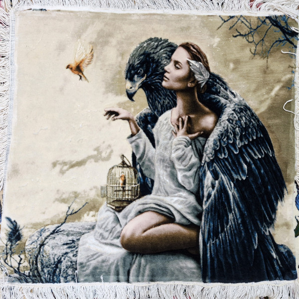 تابلو فرش عقاب