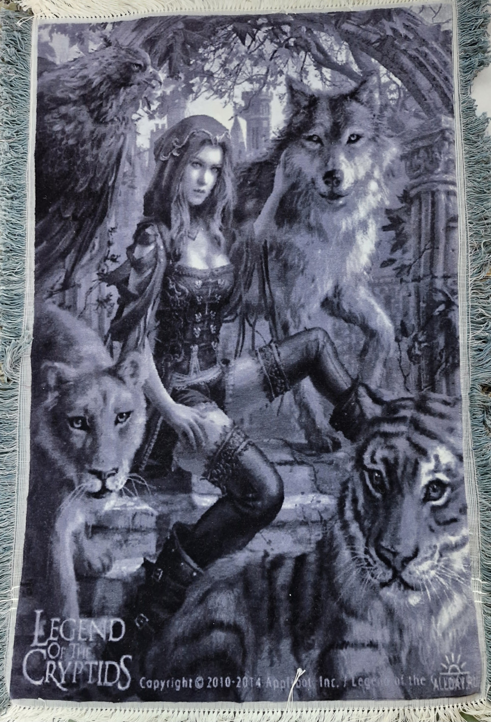 تابلو فرش سیاه قلم